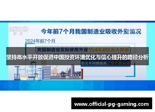 坚持高水平开放促进中国投资环境优化与信心提升的路径分析